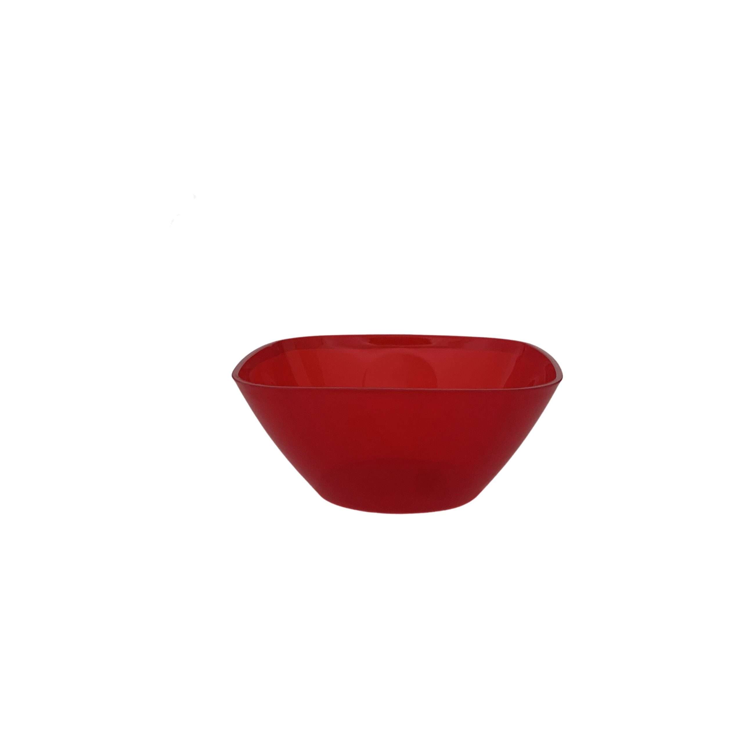Ciotola insalatiera set 6 pezzi in plastica rossa - Lumen Casalinghi