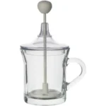 Montalatte Cappuccino Frabosk Limpido Vetro 3 Tazze