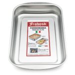 Teglia Rettangolare Frabosk Fornomania Acciaio Inox 18/10 – 25 30 35 40 cm