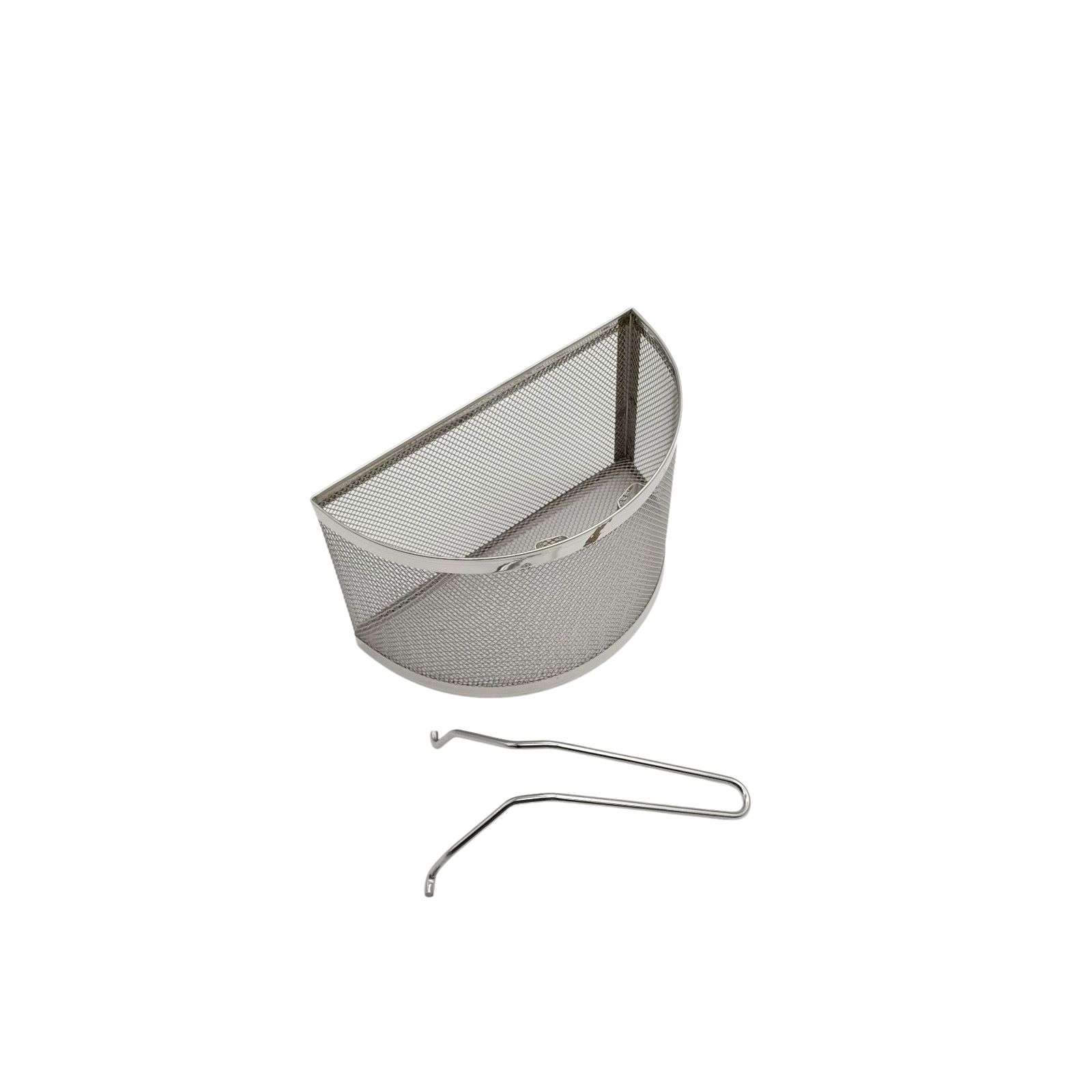 Set 2 Cestelli Rete per Pasta con Pinze in Acciaio Inox - immagine 3