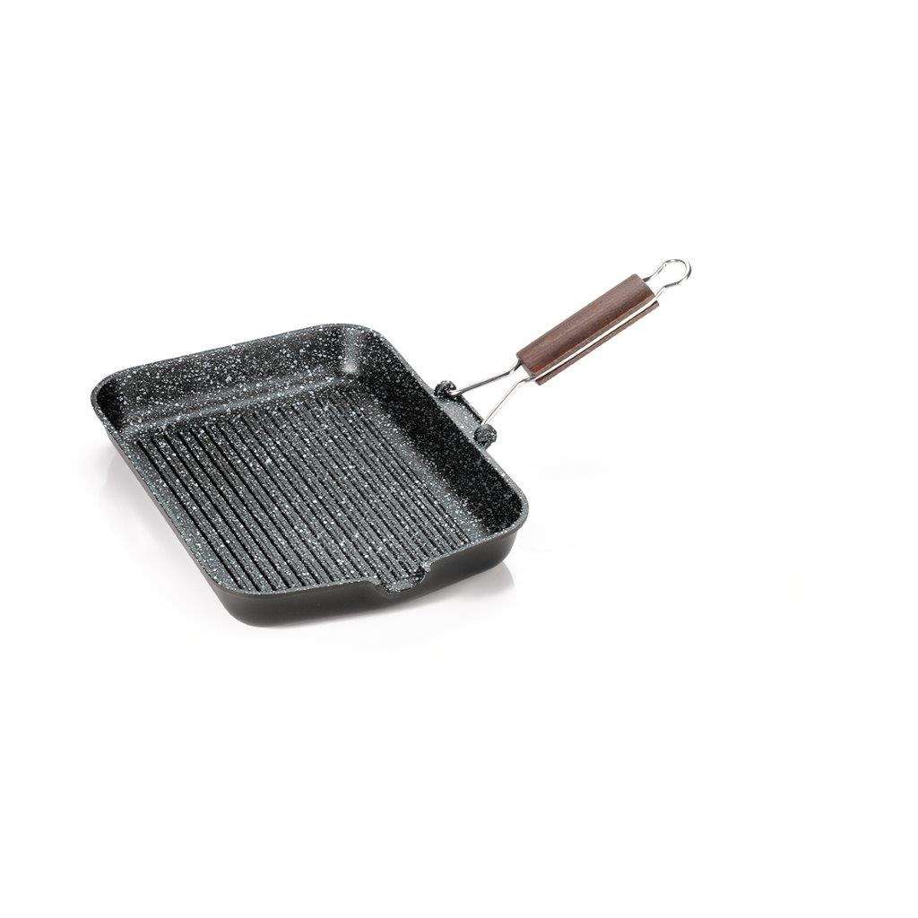 Bistecchiera antiaderente induzione pressofuso Pierrestone 25x35cm