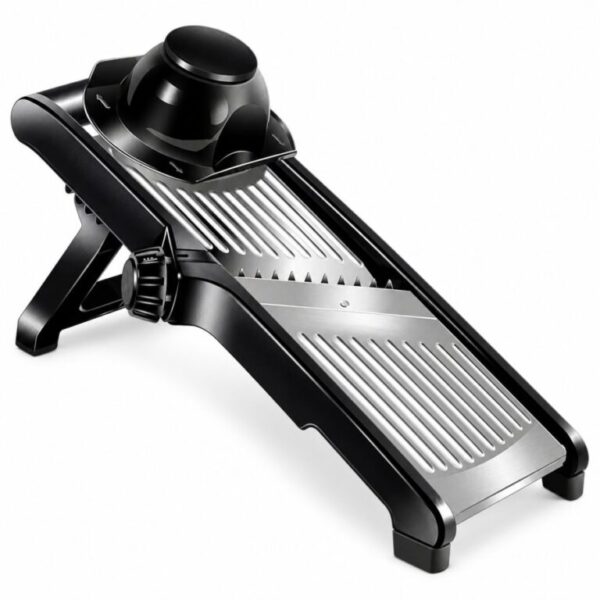 Mandolina regolabile inox per verdure con paradita